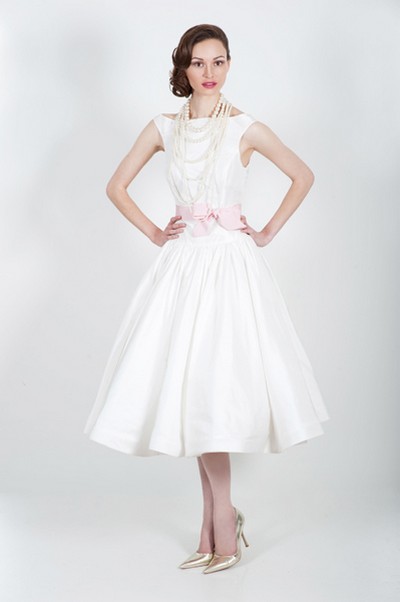 Brautkleid im Vintage-Stil aus Seide. - Madeleine - Fancy New York