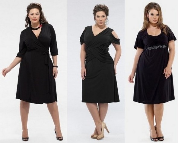 для полных 2012 , Модные платья 2012 для