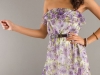 Модное платье без бретелек лето 2012