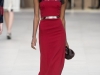 Красное платье миди Burberry Prorsum