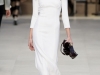 Белое платье миди Burberry Prorsum