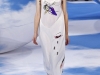 Белое платье миди Christian Dior