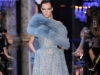 Голубое длинное платье с мехом на Новый год 2015, Elie Saab