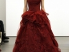 Красное вечернее платье на выпускной 2013 от Vera Wang