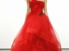 Красное вечернее платье на выпускной 2013 от Vera Wang