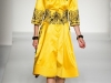 Желтое платье в стиле ретро 2012, коллекция Moschino