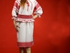 Вышитое украинское платье