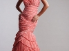 розовое вечернее платье
