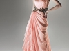 розовое вечернее платье