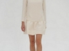Короткое белое спортивное платье от Victoria Beckham