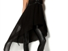 Черное короткое платье в стиле Ампир фото