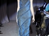 Синее вязаное платье фото