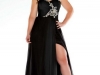 Черное платье на выпускной 2013 для полных