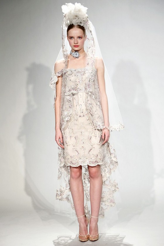 Свадебное платье Marchesa Осень-Зима 2011-2012