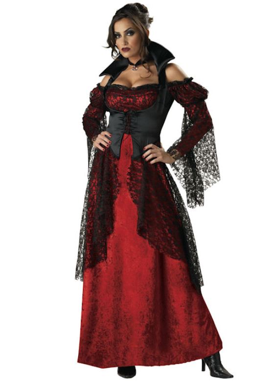 Платье вампирши на Хэллоуин