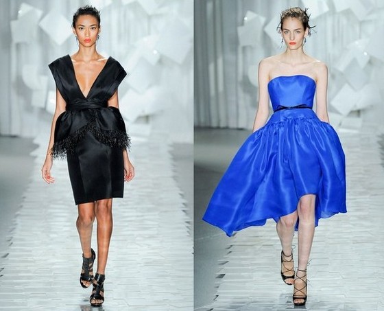 Короткие вечерние платья от Jason Wu, Весна-Лето 2012