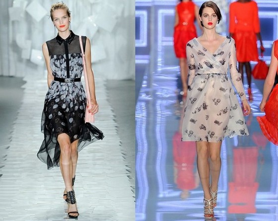 Короткие вечерние платья от Jason Wu и Christian Dior, Весна-Лето 2012