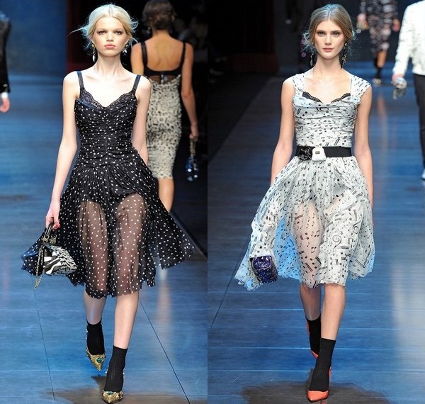 Шифоновые платья Dolce&Gabbana