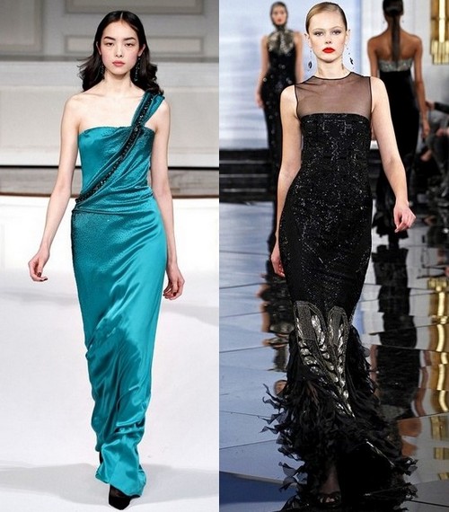 Новогодние платья 2012 от Oscar de la Renta и Ralph Lauren