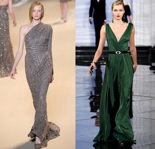 Вечерние платья зима 2011-2012, Elie Saab, Ralph Lauren