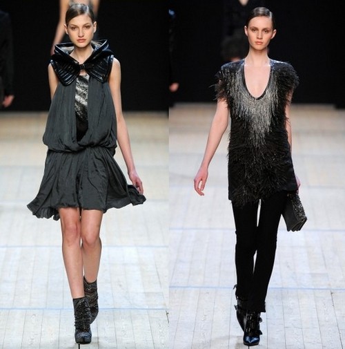 Модные платья на зиму 2012, Barbara Bui