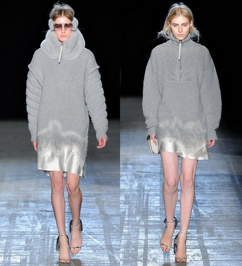 Вязаные платья зима 2012, Alexander Wang