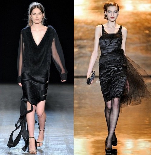 Вечерние платья зима 2012, Alexander Wang, Badgley Mischka