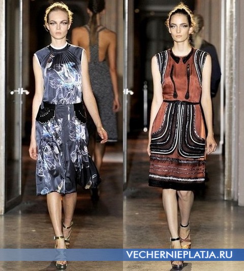 Платья Весна-Лето 2012 с принтом - коллекция Rue du Mail