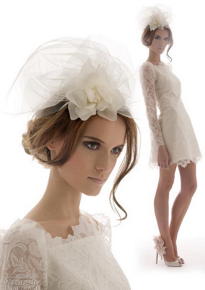 Свадебные платья в стиле ретро - макияж и аксессуары