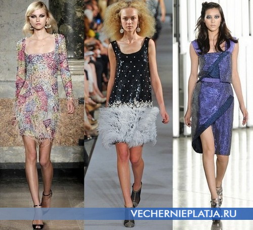 Вечерние платья с квадратным вырезом от Emilio Pucci, Oscar de le Renta, Rodarte