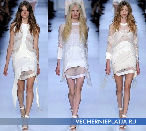 Белые платья туники от Givenchy