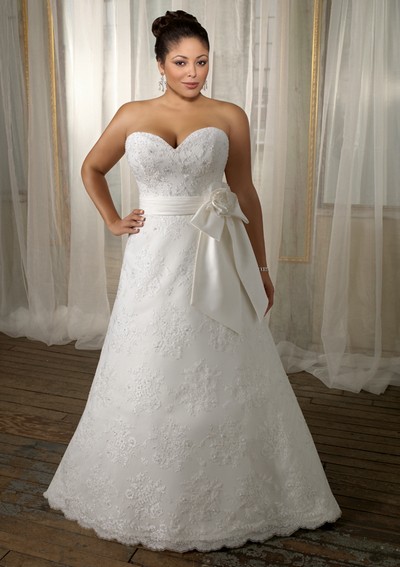 Свадебное платье 2012 для полных фото