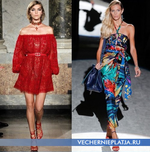 Аксессуары к открытым платьям, Emilio Pucci, Salvatore Ferragamo