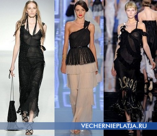 Длинные платья 2012 от Alberta Ferretti, Christian Dior, John Galliano