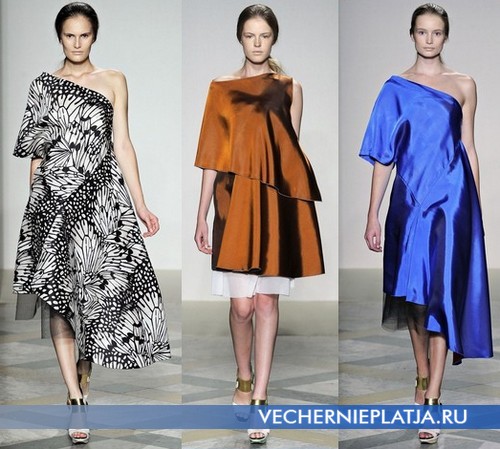 Ассиметричные платья, модные этим летом 2012 – коллекция Albino