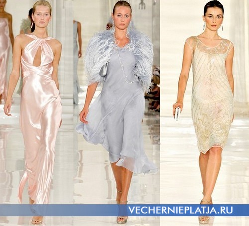 Какие ткани для вечерних платьев в моде в 2012 – коллекция Ralph Lauren