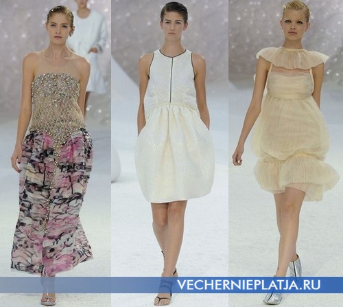 Платье баллон в коллекции Весна-Лето 2012 от Chanel