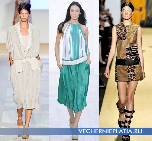 Летние платья с заниженной талией 2012 от Diane von Furstenberg, Chloe, Michael Kors