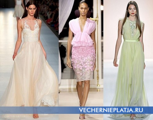 Вечерние платья лето 2012 от Alex Perry, Giambattista Valli, Jenny Packham