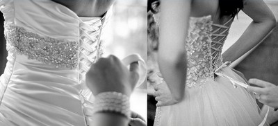 Как шнуровать корсет свадебного платья