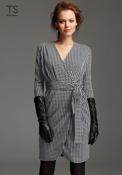 Классический узор платья гленчек 2012, коллекция Three Seasons