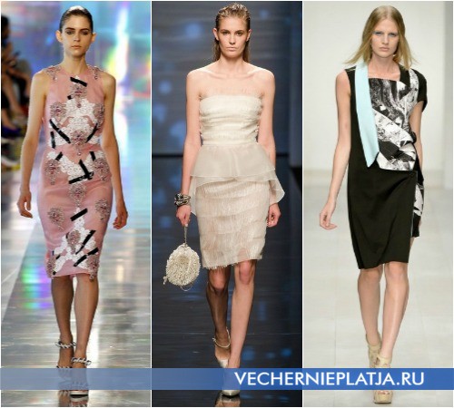 Деловые летние короткие платья 2013 от Christopher Kane, Alberta Ferretti, Jean Pierre Braganza