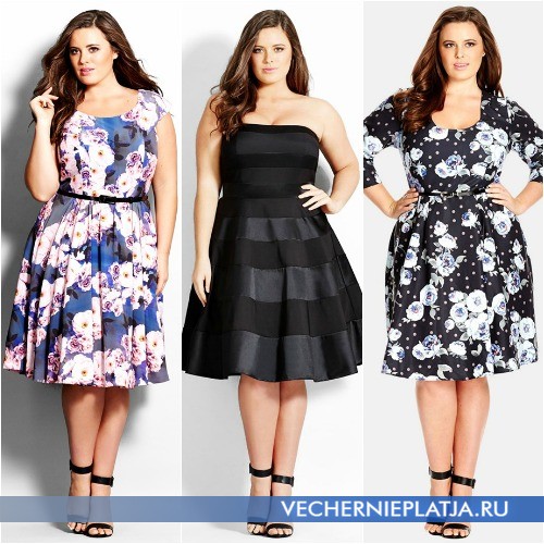 Красивые летние платья для полных женщин в стиле new look 2015